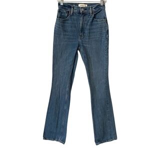 Abercrombie & Fitch The 70s Vintage Flare Ultra High‎ Rise Jeans Blue Size 25